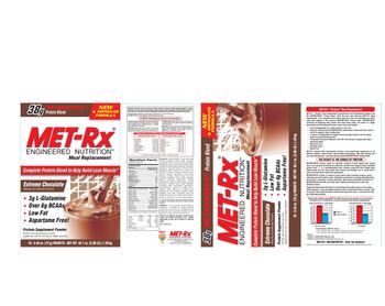 MET-Rx MET-Rx Meal Replacement Extreme Chocolate - protein supplement powder