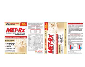 MET-Rx MET-Rx Meal Replacement Original Vanilla - protein supplement powder