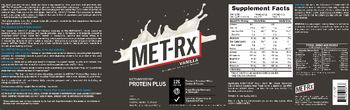 MET-Rx MET-Rx Protein Plus Vanilla - protein supplement powder
