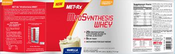 MET-Rx MyoSynthesis Whey Vanilla - supplement