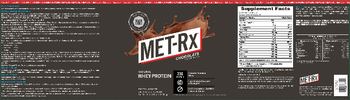 MET-Rx Natural Whey Protein Chocolate - protein powder supplement