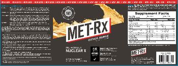 MET-Rx Pre-Workout Nuclear X Citrus Surge - supplement