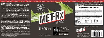 MET-Rx Pre-Workout Nuclear X Sour Apple - supplement