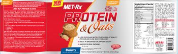 MET-Rx Protein & Oats Blueberry - 