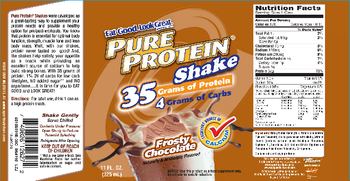 MET-Rx Pure Protein Shake Frosty Chocolate - supplement