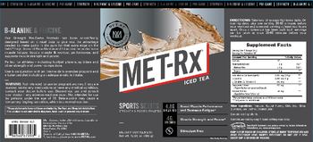 MET-Rx Sports Series Iced Tea - supplement