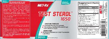 MET-Rx Test Sterol 1650 - supplement
