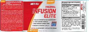 MET-Rx Thermal Infusion Elite - supplement