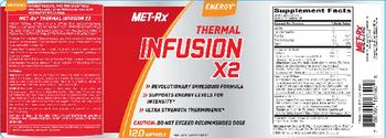 MET-Rx Thermal Infusion X2 - supplement