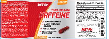 MET-Rx Timed-Release Caffeine - supplement