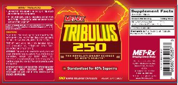 MET-Rx Tribulus 250 - herbal supplement