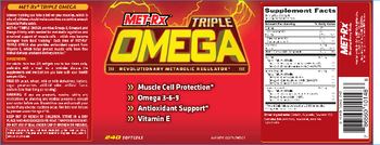 MET-Rx Triple Omega - supplement