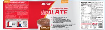 MET-Rx Ultramyosyn Whey Isolate Chocolate - 