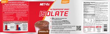 MET-Rx Ultramyosyn Whey Isolate Chocolate - 