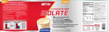 MET-Rx Ultramyosyn Whey Isolate Creamy Vanilla - 