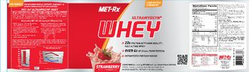 MET-Rx Ultramyosyn Whey Strawberry - supplement