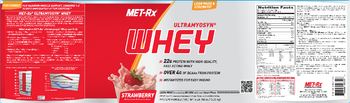 MET-Rx Ultramyosyn Whey Strawberry - supplement