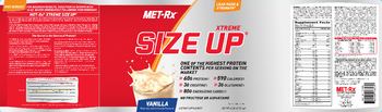 MET-Rx Xtreme Size Up Vanilla - supplement
