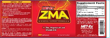 MET-Rx ZMA - supplement