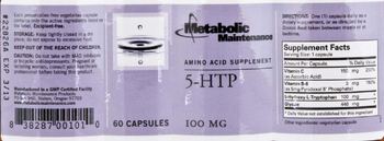 Metabolic Maintenance 5-HTP - amino acid supplement