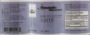 Metabolic Maintenance 5-HTP - amino acid supplement