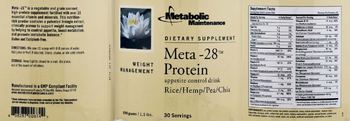 Metabolic Maintenance Meta-28 Protein - supplement