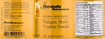 Metabolic Maintenance Pediatric Multi-Vitamin Powder - vitamin supplement