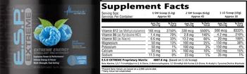 Metabolic Nutrition E.S.P. Extreme Blue Raspberry - supplement