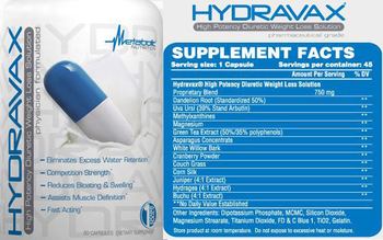 Metabolic Nutrition Hydravax - supplement