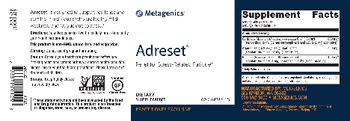 Metagenics Adreset - supplement