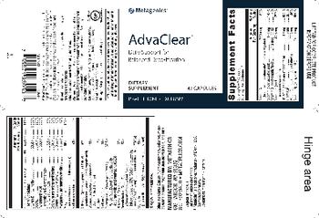 Metagenics AdvaClear - supplement