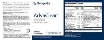 Metagenics AdvaClear - supplement