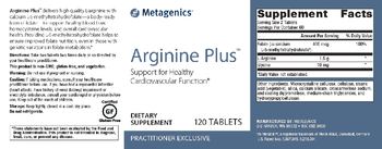 Metagenics Arginine Plus - supplement