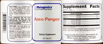 Metagenics Azeo-Pangen - supplement