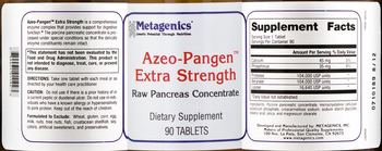 Metagenics Azeo-Pangen Extra Strength - supplement