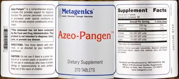 Metagenics Azeo-Pangen - supplement