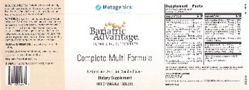 Metagenics Bariatric Advantage Complete Multi Formula Vanilla Flavor - supplement