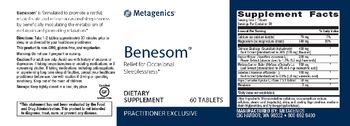 Metagenics Benesom - supplement