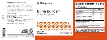 Metagenics Bone Builder - supplement