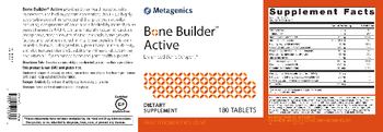 Metagenics Bone Builder Active - supplement