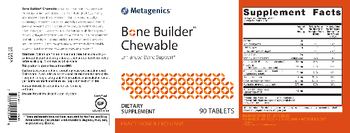 Metagenics Bone Builder Chewable - supplement