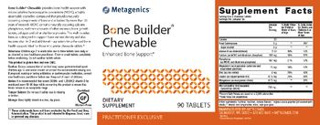 Metagenics Bone Builder Chewable - supplement