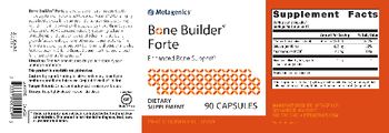 Metagenics Bone Builder Forte - supplement