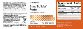 Metagenics Bone Builder Forte - supplement