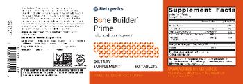 Metagenics Bone Builder Prime - supplement