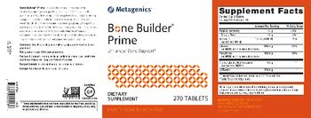 Metagenics Bone Builder Prime - supplement