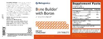 Metagenics Bone Builder with Boron - supplement