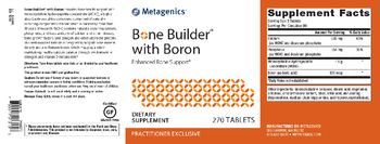 Metagenics Bone Builder with Boron - supplement