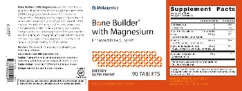 Metagenics Bone Builder with Magnesium - supplement