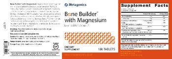 Metagenics Bone Builder with Magnesium - supplement